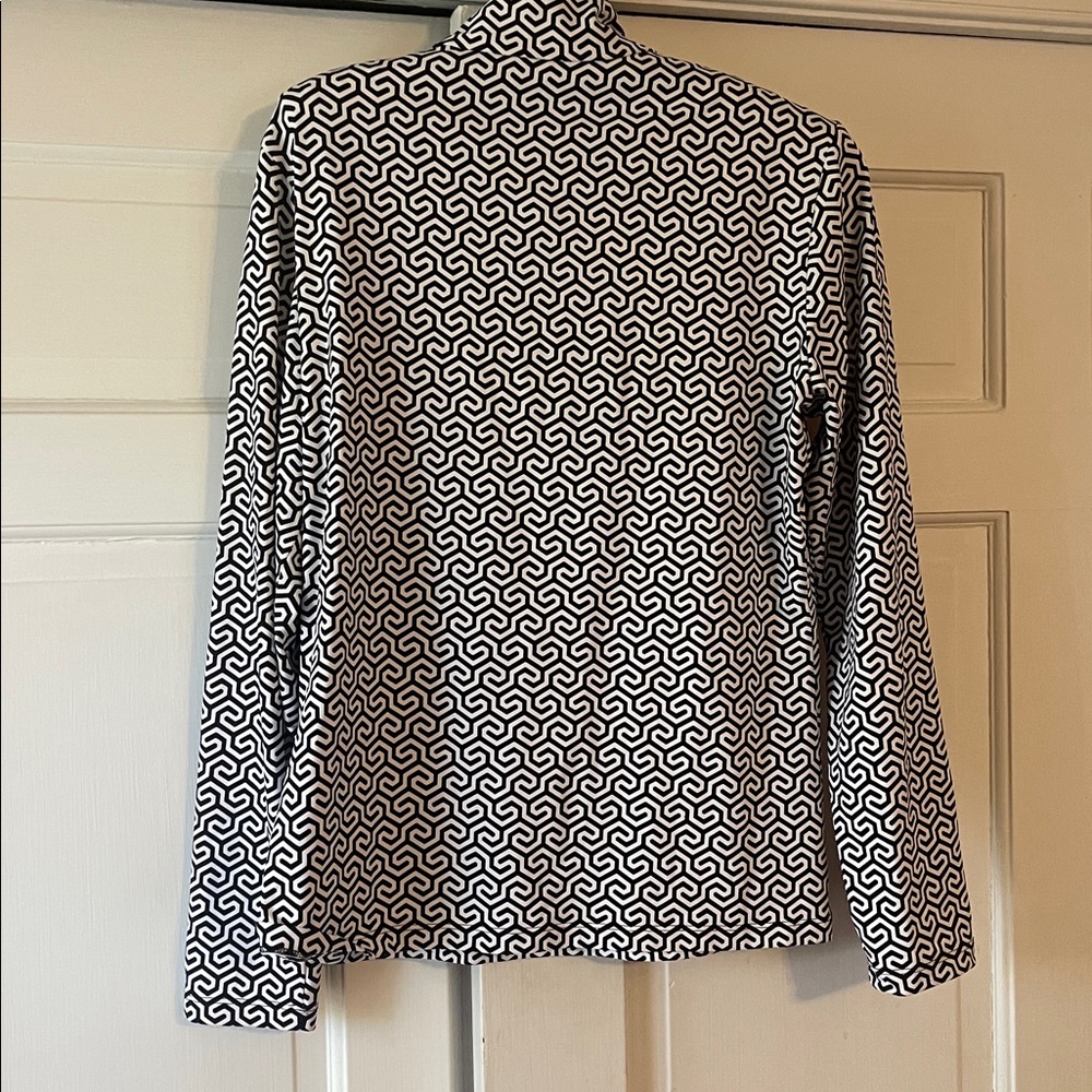 J.Mclaughlin Patterned Quarter Zip Longsleeve Str… - image 4